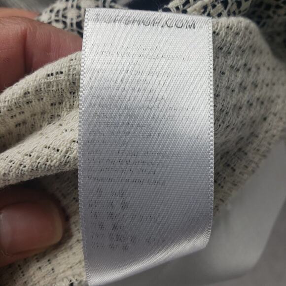 Topshop A-Line Sleeveless Dress Women 10 Tweed Buckle in Cream, Black, Grey EUC - Picture 9 of 9